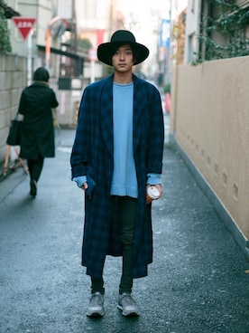 「アイテム（その他アウター）」を使った、Hiroto Katoさん（メンズ・180cm・10代）の冬コーディネート