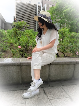 「actuel（アクチュエル）のアイテム」を使った、じゅんさん（レディース・150cm）の春コーディネート