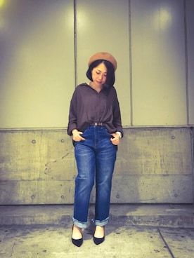 「INTERPLANET（インタープラネット）のアイテム」を使った、じゅんさん（レディース・150cm）の夏コーディネート