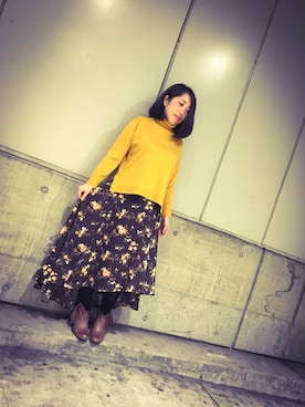 「INTERPLANET WINGS（インタープラネットウィング）のアイテム（アクセサリー）」を使った、じゅんさん（レディース・150cm）の秋コーディネート