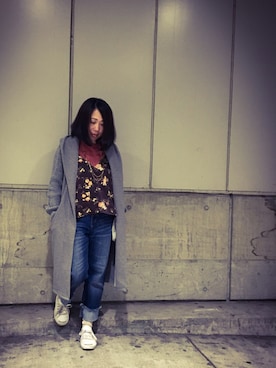 「アイテム（キャミソール）」を使った、じゅんさん（レディース・150cm）の秋コーディネート