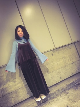 「アイテム（キャミソール）」を使った、じゅんさん（レディース・150cm）の秋コーディネート