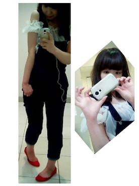 「Another Edition」｜「アイテム（その他トップス）」を使った、あやかさん（レディース・164cm）の春コーディネート