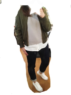「CONVERSE（コンバース）のCONVERSE コンバース ジャック パーセル / JACK PURCEL（スニーカー）」を使った、な。さん（レディース・154cm）の春コーディネート