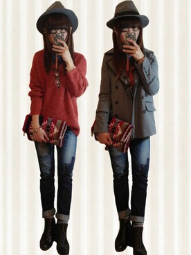 cheryさん（レディース・156cm）の秋コーディネート