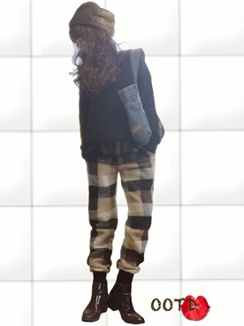 cheryさん（レディース・156cm）の冬コーディネート