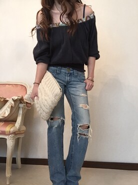 cheryさん（レディース・156cm）の春コーディネート