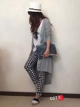 「Escadrille（エスカドリーユ）のアイテム」を使った、cheryさん（レディース・156cm）の春コーディネート