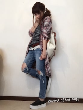 「CONTRAIL」｜cheryさん（レディース・156cm）の春コーディネート