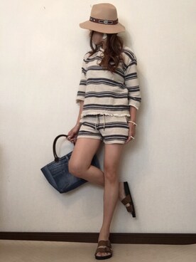 cheryさん（レディース・156cm）の夏コーディネート