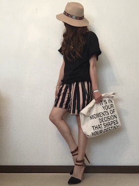 cheryさん（レディース・156cm）の夏コーディネート