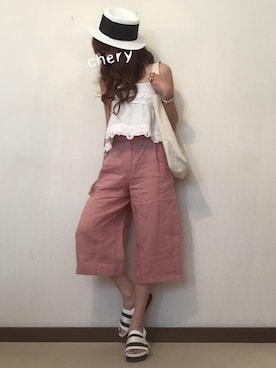 cheryさん（レディース・156cm）の夏コーディネート