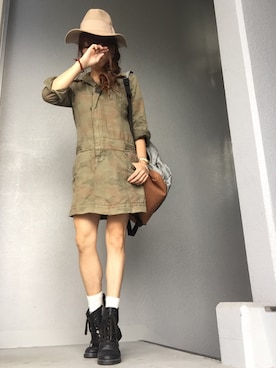 cheryさん（レディース・156cm）の秋コーディネート