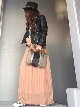 cheryさん（レディース・156cm）の秋コーディネート