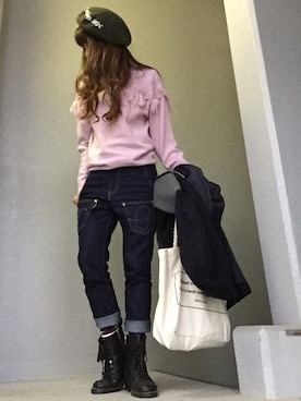 cheryさん（レディース・156cm）の冬コーディネート