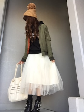 cheryさん（レディース・156cm）の冬コーディネート