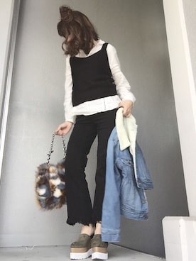 cheryさん（レディース・156cm）の冬コーディネート