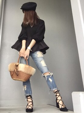 cheryさん（レディース・156cm）の春コーディネート