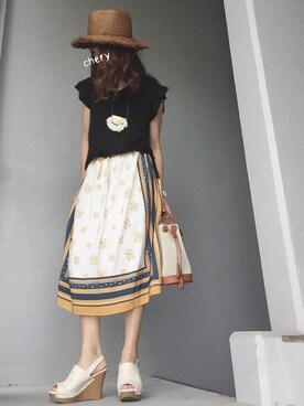 cheryさん(レディース・156cm)の夏コーディネート