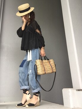 cheryさん（レディース・156cm）の夏コーディネート