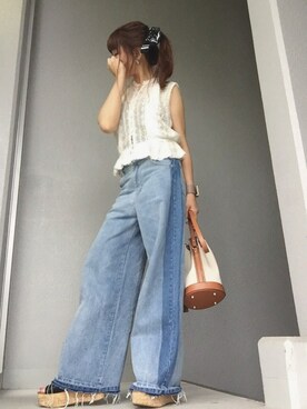 cheryさん（レディース・156cm）の夏コーディネート