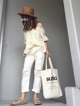 cheryさん（レディース・156cm）の夏コーディネート