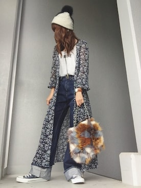 cheryさん（レディース・156cm）の秋コーディネート