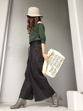 cheryさん（レディース・156cm）の秋コーディネート