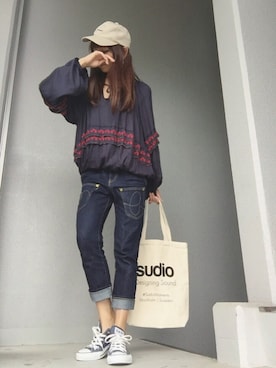 cheryさん（レディース・156cm）の秋コーディネート