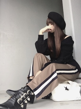 「スボーツミックス」｜「アイテム（その他）」を使った、cheryさん（レディース・156cm）の秋コーディネート