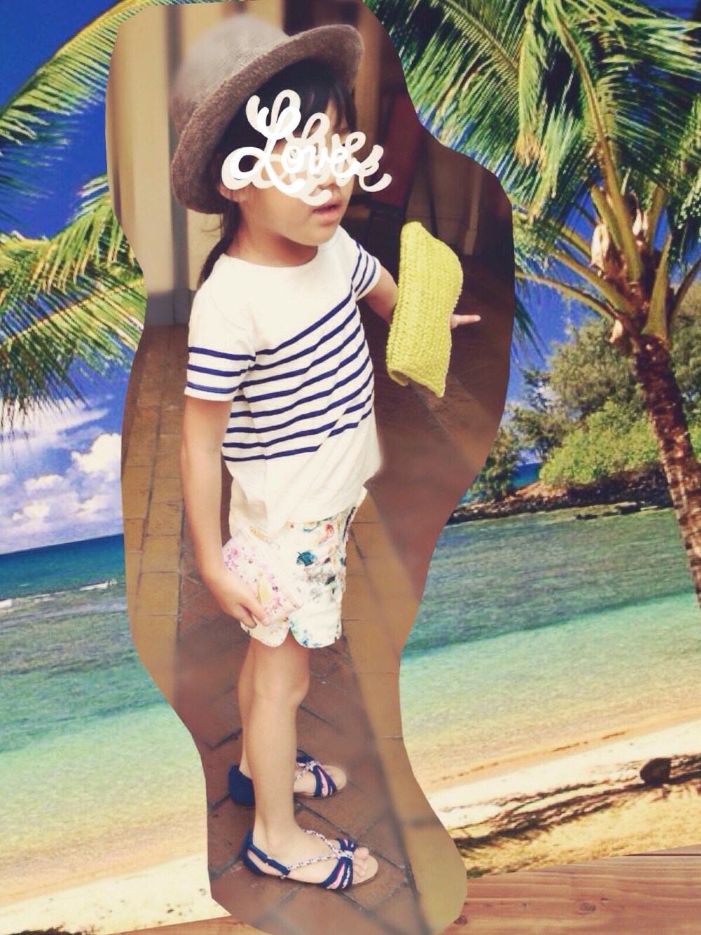 「夏コーデ」｜「ZARAのアイテム（その他パンツ、その他）」を使った、2co”girlsさん（キッズ・110cm）の夏コーディネートの1枚目の写真