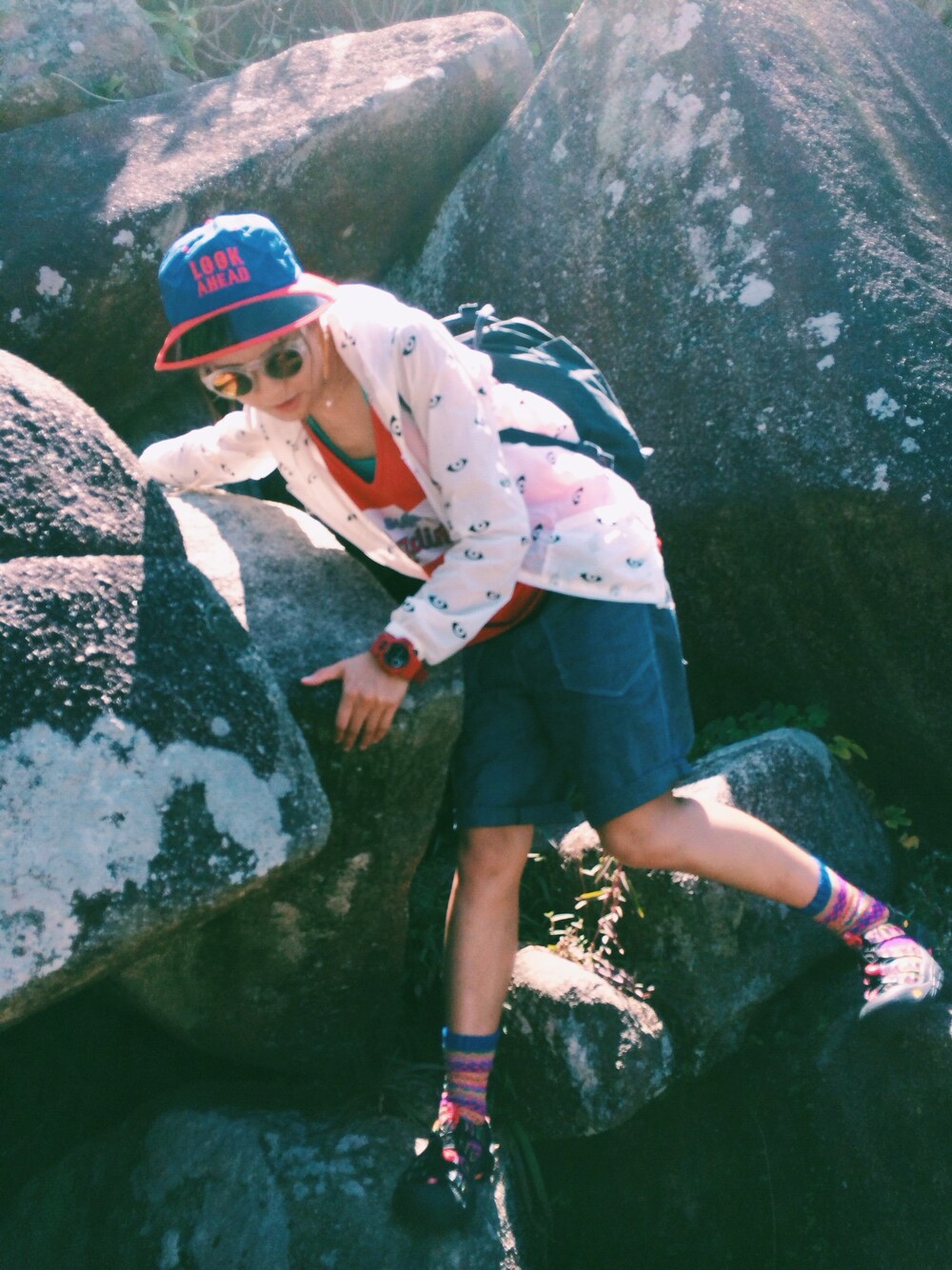 「sheepdeskstyle、keen、山登りスタイル」｜「KEENのKEEN Newport H2 WOMEN（サンダル、その他）」を使った、yoyeung さん（レディース・165cm）の秋コーディネートの1枚目の写真