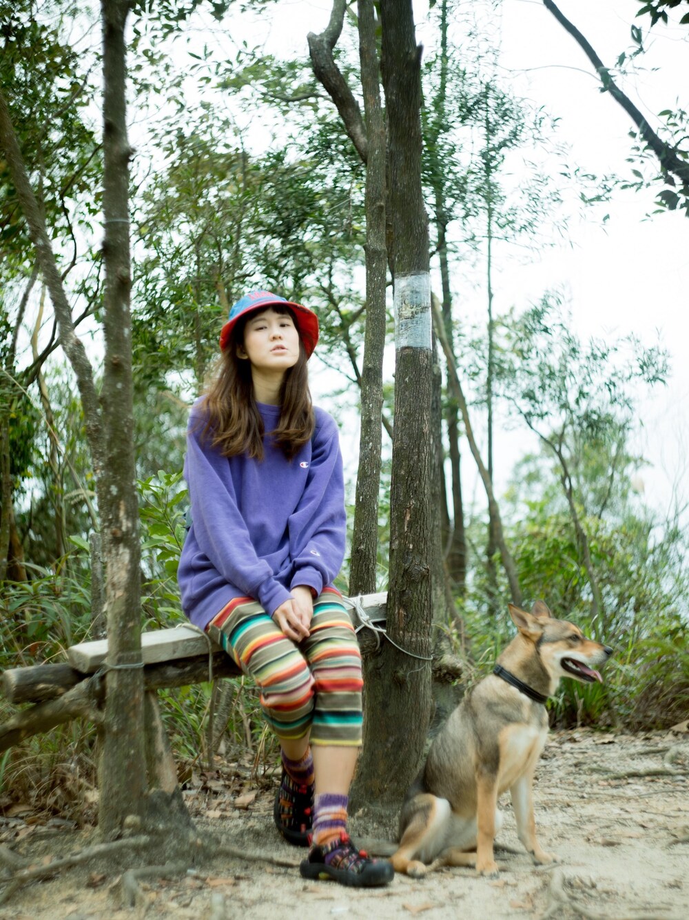 「KEENのKEEN Newport H2 WOMEN（サンダル、その他）」を使った、yoyeung さん（メンズ・165cm）の冬コーディネートの1枚目の写真