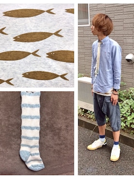 「白いスニーカー」｜「アイテム（フォーマルスーツ/小物）」を使った、hiroki-t7さん（メンズ・172cm）の夏コーディネート
