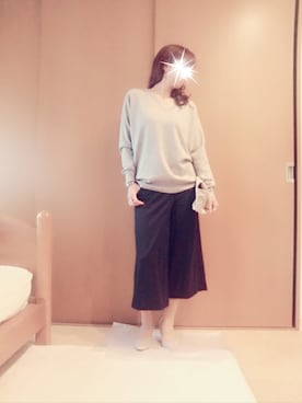 「YEVS（イーブス）のアイテム（バッグ）」を使った、くりぃむさん（レディース・162cm）の秋コーディネート
