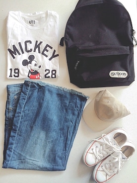 「CONVERSE（コンバース）のconverse（コンバース） ALL STAR OX（オールスターOX）（スニーカー）」を使った、Nさん（レディース・153cm）の夏コーディネート