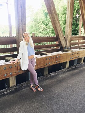 「blazer」｜Katie さん（レディース・155cm・10代）の夏コーディネート