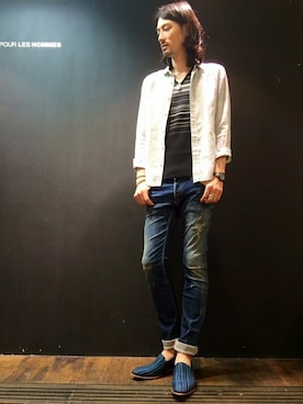 MA-NAさん（メンズ・187cm）の夏コーディネート