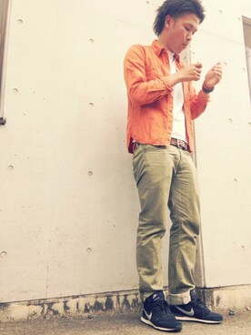 Kensiro Ikedaさん（メンズ・179cm）の春コーディネート