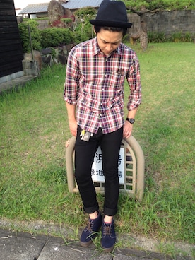 ダークロさん（メンズ・168cm）の夏コーディネート