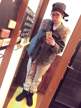 「CODEのアイテム」を使った、みつばち あ-ゃ。さん（レディース・163cm）の秋コーディネート