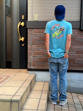 「VOLCOM」｜「アイテム（アクセサリー）」を使った、sagari515さん（メンズ・165cm）の夏コーディネート
