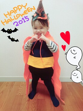 「Trick or Treat」｜as-pさん（キッズ・80cm）の秋コーディネート