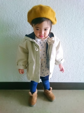 「baby GAP」｜as-pさん（キッズ・80cm）の秋コーディネート