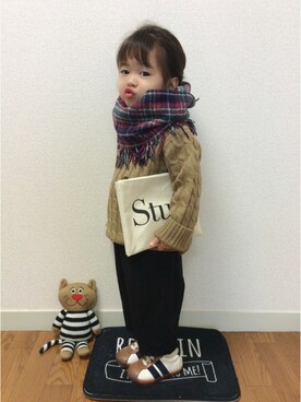 as-pさん（キッズ・80cm）の冬コーディネート