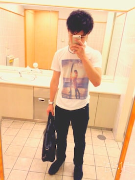 「夏服」｜「アイテム（ブーツ）」を使った、たいせいさん（メンズ・174cm・10代）の春コーディネート