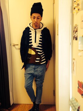 しんいちろうさん(メンズ・174cm)の秋コーディネート