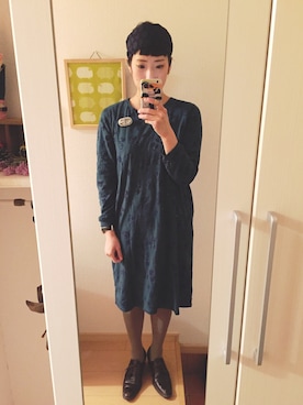 「Anisha（アニーシャ）のアイテム」を使った、asamiiixさん（レディース・157cm）の冬コーディネート