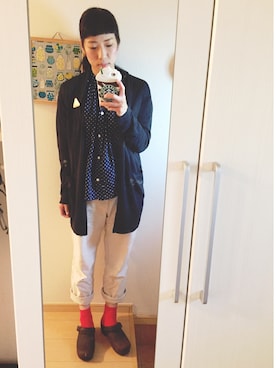 「dansko（ダンスコ）のアイテム（その他シューズ）」を使った、asamiiixさん（レディース・157cm）の秋コーディネート