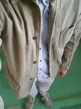 「GLOBAL WORK（グローバルワーク）のアイテム（カバーオール）」を使った、shochiさん（メンズ・173cm）の秋コーディネート